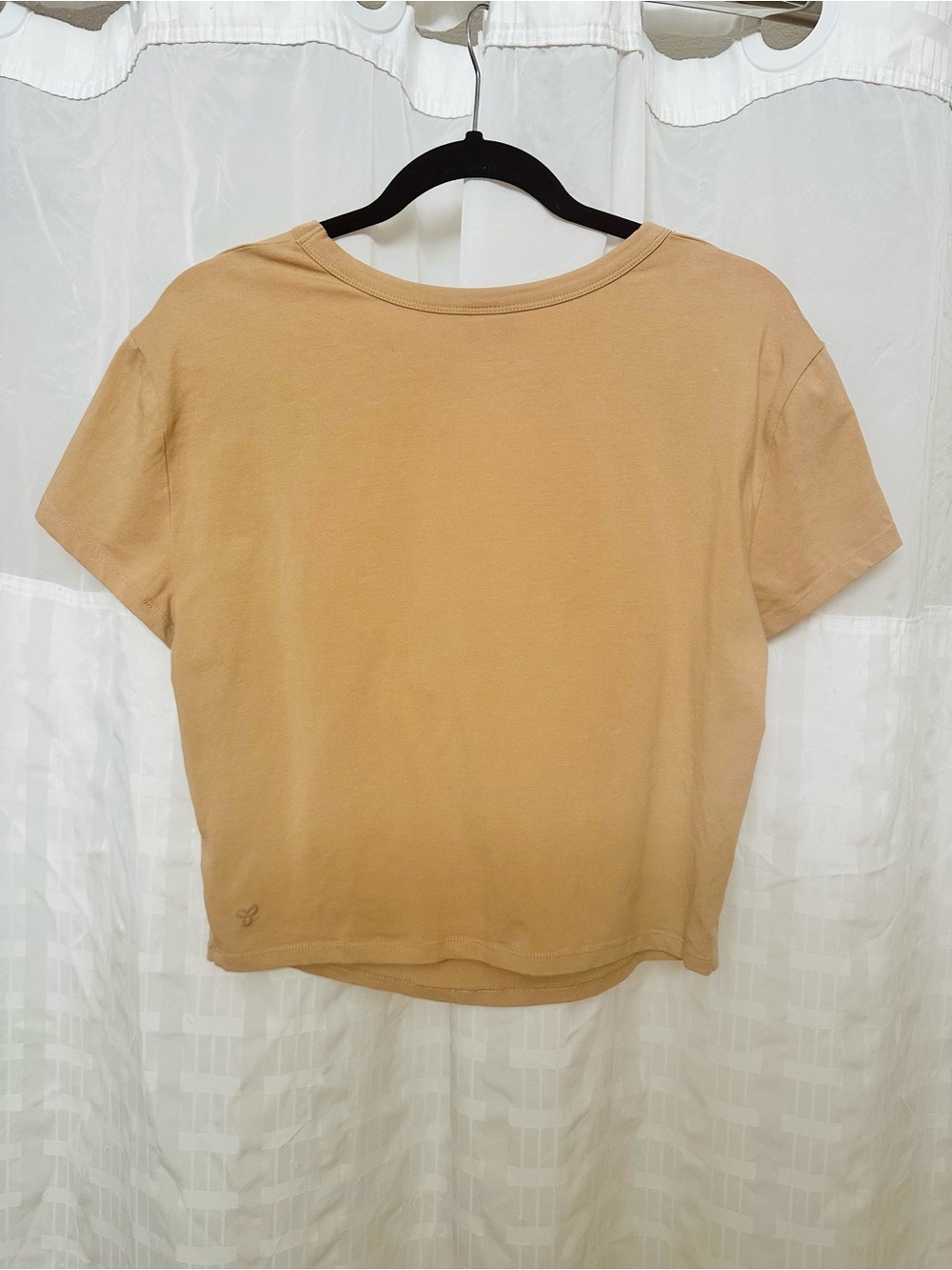 TNA Aritzia Costa Beige Cutout Crop Top XL - Picture 13 of 13